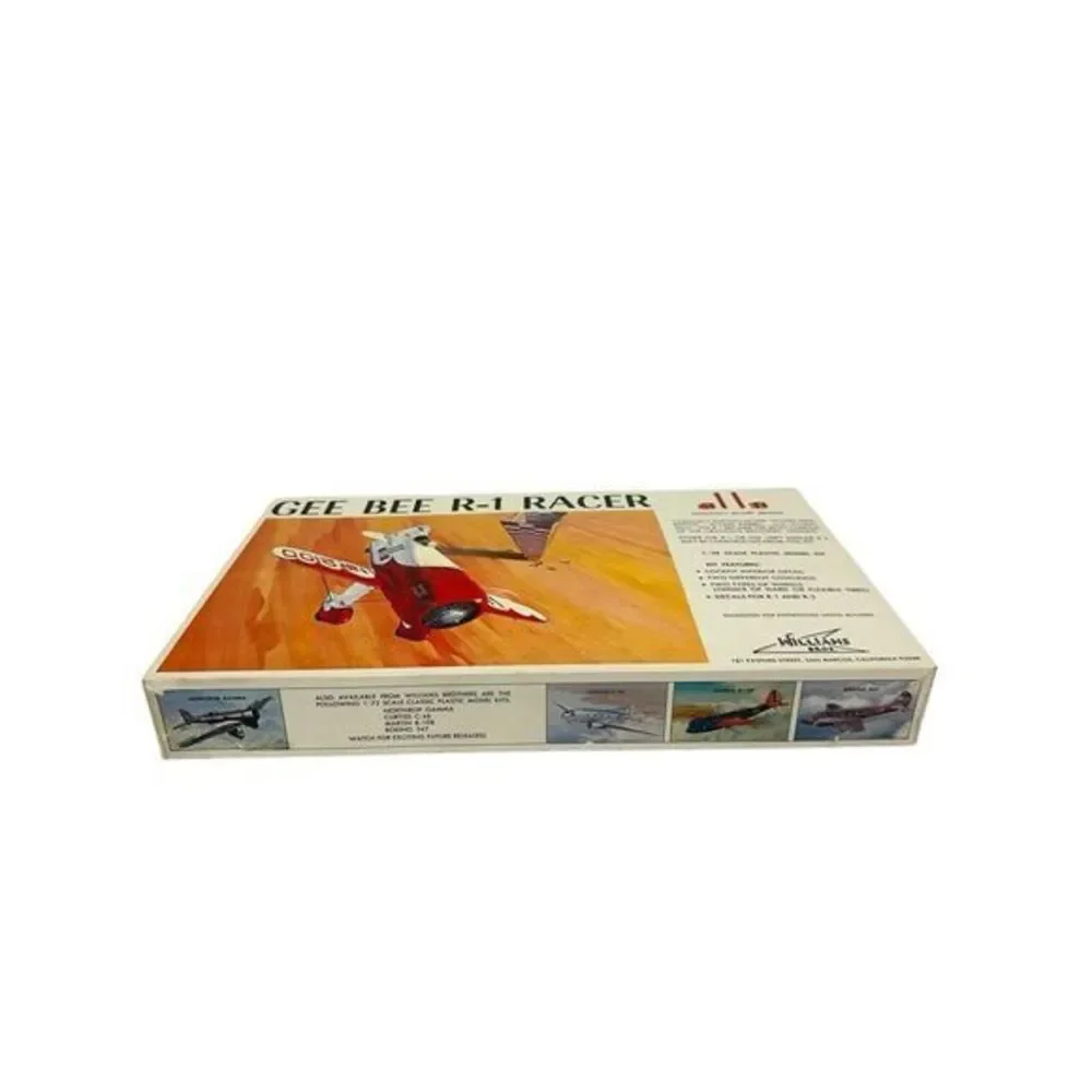 Gee Bee R-1 Racer Plane Model Kit #32-711  Williams Bros 1/32 Scale Open Box VTG